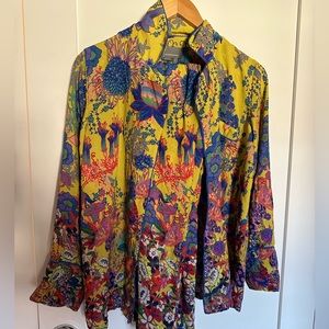 Anthropologie pajamas - paisley size M